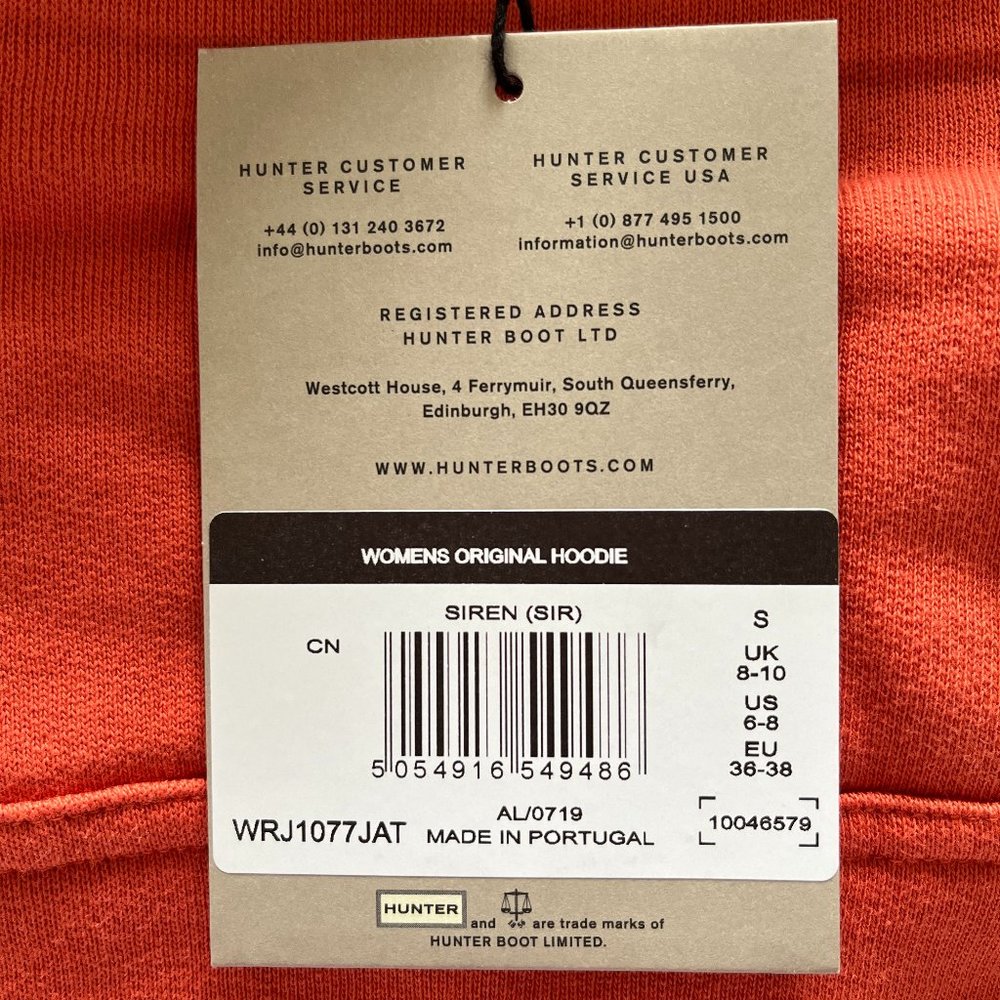 🇵🇹 Hunter Women's Original Hoodie (NWT) - Picture 13 of 14